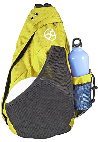 Infinite Discs Slinger Disc Golf-Rucksack für schnelle Disc-Aufbewahrung, 6-12 Scheiben in Ihrer Tasche (Gelb)