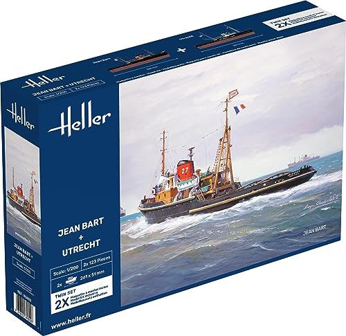 Heller 85602 JEAN BART + UTRECHT Twinset 1/200