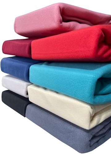 Winter Thermo Fleece Spannbettlaken Flausch Spannbetttuch in vielen Farben und Größen Bettlaken, 2er Pack Größe 90 x 200 cm - 100 x 200 cm, schwarz