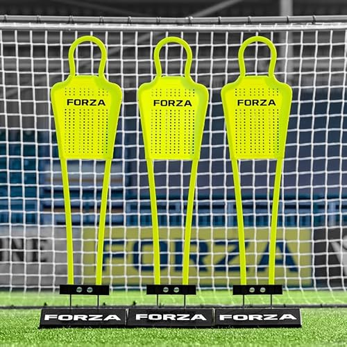 FORZA Astro Fußball-Dummies (Unterlage Werden enthalten) | Freistoß Dummies für Fussball | 3 Größe erhältlich | Eignen Sich für mehrere Oberflächen