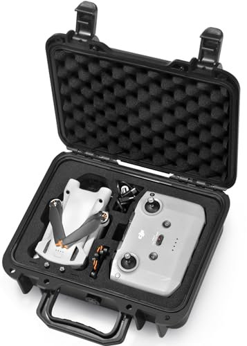 LEKUFEE Custodia Rigida Impermeabile per DJI Mini 3(RC N1),DJI Mini 4 Pro(RC N2) e Accessori (solo custodia)(non per RC/RC 2)