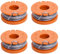 MUFUSHAN Lot de 4 bobines de Fil compatibles avec débroussailleuse sans Fil Mac Allister MGTP18Li et WG150, WG151