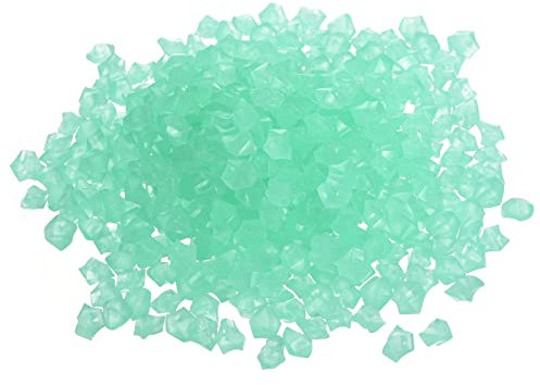 sourcing map 800pcs Glow Rocks 8-10mm Glow Pebbles Decoration in the Dark Luminous Stones Decor DIY Decorative Light Green for Garden, Potted Plant, Fish Tank