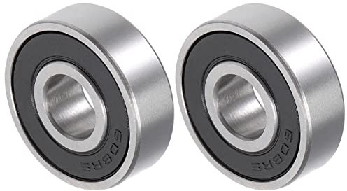 QUARKZMAN 608-2RS 8x22x7mm Kugellager x 2Stk. Chromstahl für Maschinen und Werkzeuge Doppelt versiegelt ABEC3