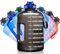 SLUXKE Trinkflasche 1,5 Liter, Sport Gym Wasserflasche mit Zeitmarkierung Groß Sportflasche, Auslaufsicher für Sport Gym Fitness （Schwarz）