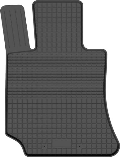 Gummimatte Gummi Fußmatte Fahrer Fußmatte für Mercedes-Benz C-Klasse W204 (2006-2014) - Hoher Rand 15 mm