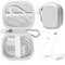 CaseSack Schutzhülle für Sony WI-XB400, C300, C200, C100 kabellose In-Ear-Bluetooth-Kopfhörer (weiß)
