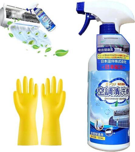Air Conditioner Foam Cleaner For Home,Ac Cleaner Foam Spray,Air Conditioner Cleaner Foam, Air Conditioner Coil Cleaner Foam, Rinse Free Air Conditioner Cleaner, Aircon Cleaning Spray (1pcs)