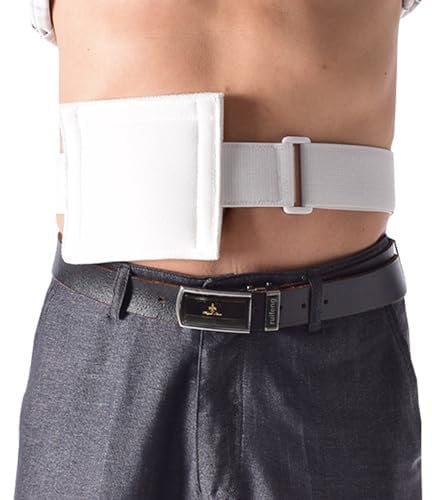 Peritonealdialyse G Tube Halter Gürtel, PD Dialyse Bauchgurt, Gastrostomie Abdeckungen Pads, Entwickelt, um verschiedene Arten von Fütterungsröhren zu sichern (PEG Tube, G Tube, J Tube, PD und mehr)