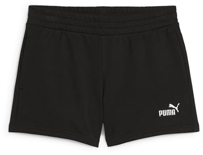 Puma ESS Small No. 1 Logo 4'' Shorts TR, Pantalones Cortos de Punto Mujer, Puma Black, M