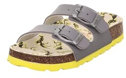 Superfit Fussbettpantoffel 1-800111 Hausschuh, GRAU/Mehrfarbig 2120, 41 EU