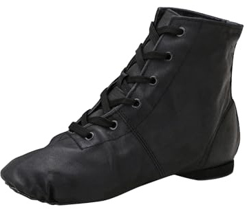 Kinder Pu Tanzschuhe Weiche Sohle Turnschuhe Ballettschuhe Sandalen Jazz Tanzschuhe Mode Stiefel Schule Eröffnungssaison Winterschuhe 33