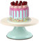 jamgeery Tortenplatte Drehbar, Drehbarer Tortenständer Kuchen Drehteller Kuchenplatte Cake Decorating Turntable Für Backen Gebäcks, Zuckerguss, 26.5x11.5x8.5cm