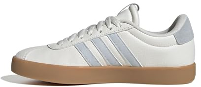 adidas Femme VL Court 3.0 Shoes, Core White/Halo Blue/Gum 3, 42 2/3 EU