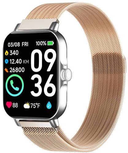 22 mm Metallarmband, kompatibel mit Garmin Vivoactive 4 / Venu 2 Damen und Herren, Edelstahl-Ersatzarmband, kompatibel mit Garmin Venu 2 / Forerunner 255 Smartwatch