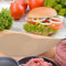 KSBBHDS 100 Feuilles De Papier De Cuisson Rond, Papier De Cuisson À Haute Température, Fournitures De Cuisine, Accessoires De Cuisson, Papier Absorbant À l'huile Antiadhésif.