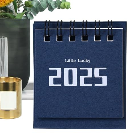 Tischkalender 2024-2025, Tischkalender 2024-2025, Monatskalender von August bis Dezember, Klarer Druck umkippt Kalender des Jahres a