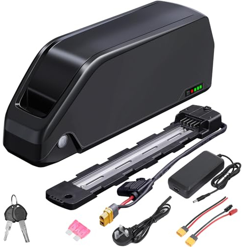(UK Warehouse) Ebike Battery 48V 25AH Built in EVE 5000cell Lithium ion Battery with Charger, USB Port for Ebike conversion kit, 17A-45A Controller hub motor