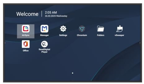 ViewSonic ViewBoard LED large format display 3840x2160 500 nits Android 14 24/7 43 USB Typ C