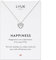 LUUK LIFESTYLE Wasserfeste Edelstahl Halskette mit Anhänger, moderner Schmuck, Geschenkidee für Damen, Glücksbringer für Frauen, feminin & filigran, Kette mit Herz, Symbol Liebe, silber