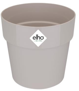 Elho B.for Original Rond 18 - Pot De Fleurs - Gris Chaud - Intérieur - Ø 18.1 x H 16.5 cm