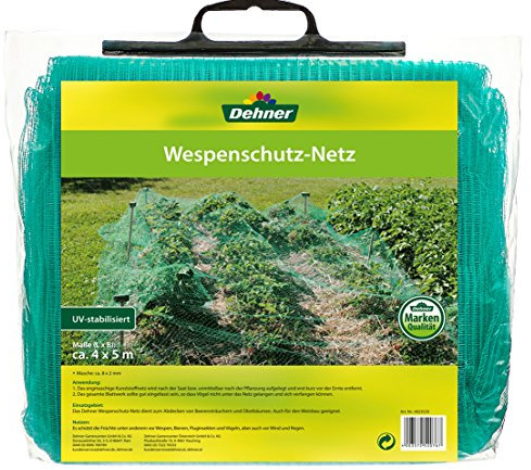 Dehner Wespenschutz-Netz, ca. 5 x 4 m, Kunststoff, grün