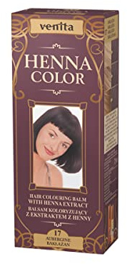 Venita Henna Color Balm mit Henna-Extrakt, 17 - Aubergine, 75 ml