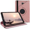 kwmobile Schutzhülle kompatibel mit Samsung Galaxy Tab A 10.1 (S-Pen) (2016) - Hülle 360° Tablet Cover Case Rosegold