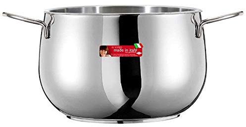 mechero Iluminado y Acero Inoxidable Plata Olla Doble Cesta Pastaiola 7 LT Asador de Pasta fischiotto para Salpicaduras Regalo