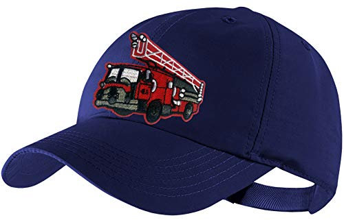 Blackshirt Company Feuerwehr Schildmütze Kinder Base Cap Feuerwehrauto Farbe Blau