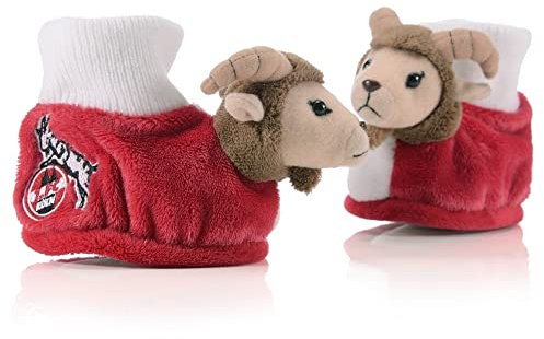 1. FC Köln Babyschuhe Hennes Baby Shoes Erstlingsschuhe Schühchen - Plus Lesezeichen I Love Köln