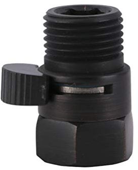 Yardwe 1/2 Zoll Duschkopf Absperrventil,Wasserstop dusche ventil duschkopf Shut-Off ventil für Handbrause,Brausearm,Bidet Sprayer usw. (schwarz)