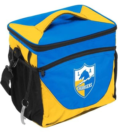 logobrands NFL Los Angeles Chargers Cooler 24 Dosen, Teamfarben, Einheitsgröße