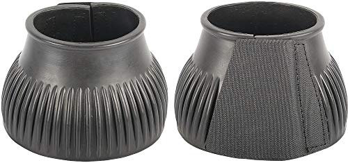 NETPROSHOP Springglocken, Gummi Hufglocken Farbe Schwarz (1 Paar) Größe S-XL, Groesse:XL