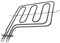 sparefixd Top Oven Dual Grill Element 2600w to Fit Hotpoint Cooker
