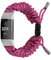 TopTen Uhrenarmband kompatibel mit Fitbit Charge 2, Nylonseil, Ersatzzubehör, verstellbares Armband (Hot Pink)