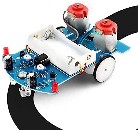 PEMENOL MINT Scuola Pratica Saldatura Imparare Elettronica Kit Smart Car Saldatura Progetto Kit Linea dopo Robot DIY Elettronica Istruzione Scuola Competizione Saldatura Per Principianti