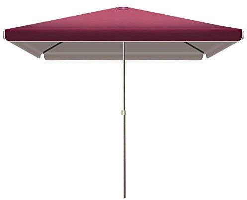 LHLYL-DP Durable Parasol de jardin compact 2,5 x 2,5 m, parasol déporté déporté imperméable et résistant pour extérieur/jardin/balcon/terrasse, auvent de tente, bleu, Bleu, noir.