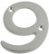 Satin Chrome Door Numbers Screw On 3 Inch Number 9 Door Number Elegant and Bold Door Numerals Suitable for All Door Types Including Wooden uPVC and Composite.