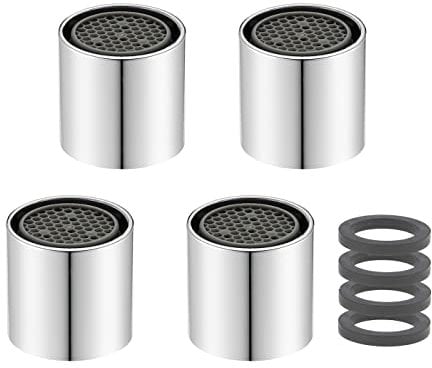 M16/M18/M20/M22 x 4 Pezzi aeratori, parti di ricambio dell'aeratore del rubinetto del filtro dell'ugello del filtro per prova di schizzi e risparmio idrico - filettatura interna (M16)