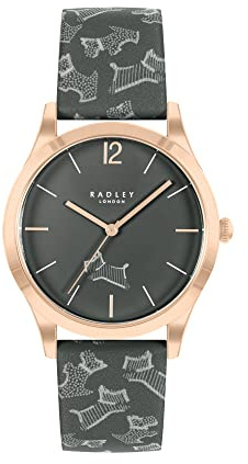 RADLEY Damen analog Quarz Uhr mit Leder Armband RY21550A