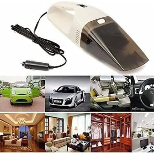 MagneticLand Aspirateur à Main 60W 12V Blanc et Noir pour Voiture