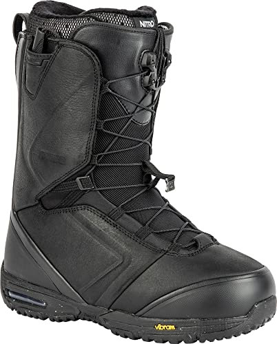 ATOMIC Herren Nitro Snowboards EL Mejor TLS '23 All Mountain Freeride Freestyle Highend Premium Schnellschnürsystem Boot Snowboardboot, Black, MP 28,5 // EU 43 1/3 // US 10,5