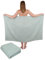 Betz 2 Stück Maxi Duschtücher XXL Badetuch Duschtuch Größe 100x150cm Berlin Farbe Jade - Berlin