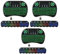 3 x Mini Keyboard 2.4GHz Wireless Keyboard with touchpad Backlit,Mini Portable 2.4G Wireless Keyboard Touchpad For Android Smart TV Box PC Laptop