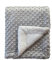 CREVENT Gemütliche, weiche, warme Sherpa-Babydecke für Kleinkinder, Kinderbett, Kinderwagen, Geschenke für Babys, Jungen, für alle Jahreszeiten (75cmX100cm, hellgrauer Punkt)