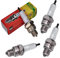 UK-Motors 4er Set Beru Zündkerze ZM14-260 für Simson Oldtimer Mopeds, M14x1.25 mm, Platin, Kupfer, 4x