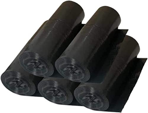 EPISENT Heavy Duty Refuse Sack - Black - 72x85 cm - 75 L - Kitchen Bin Liners - Bin liner - Bin Bags - Strong Waste bags - Dustbin bags (400)