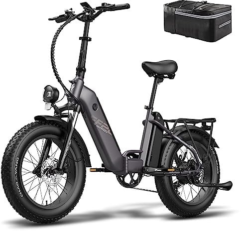 Fafrees FF20 Polar Klapprad E-Bike Fatbike für Erwachsene500W [ Offiziell ] 48V 12Ah*2 Akkus, Herren E Bike Damen 65 N.m, Elektrofahrräder Gehhilfe, Klapp Ebike 20 Zoll 150kg, E Mountainbike 45km/h