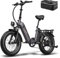 Fafrees FF20 Polar Klapprad E-Bike Fatbike für Erwachsene500W [ Offiziell ] 48V 10,4Ah*2 Akkus, Herren E Bike Damen 65 N.m, Elektrofahrräder Gehhilfe, Klapp Ebike 20 Zoll 150kg, E Mountainbike 45km/h